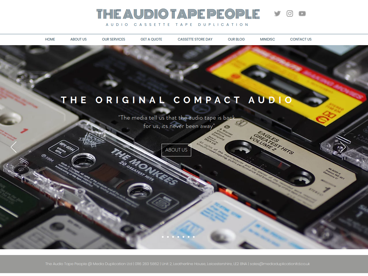 Audio Cassette Tape Duplication Leicester The Audio Tape People
