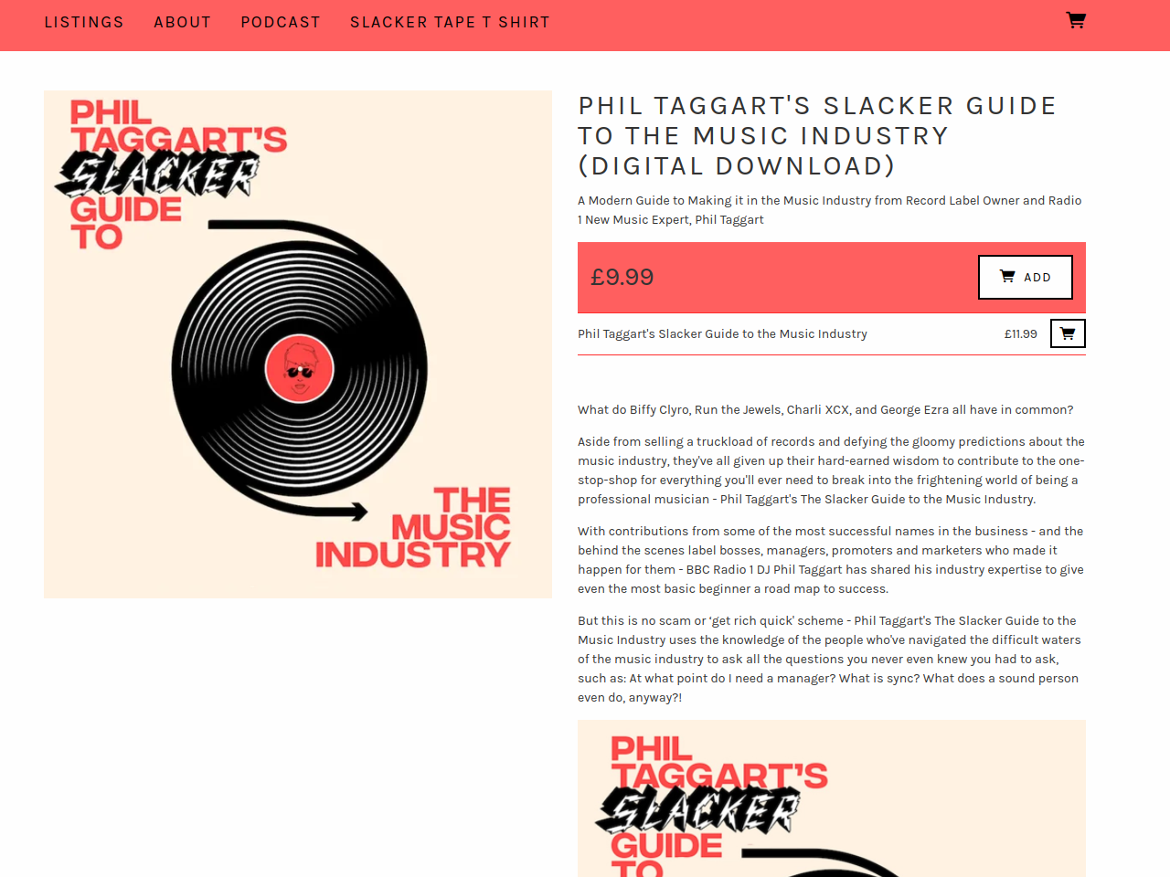 Phil Taggart s Slacker Guide to the Music Industry Digital Download - Slacker