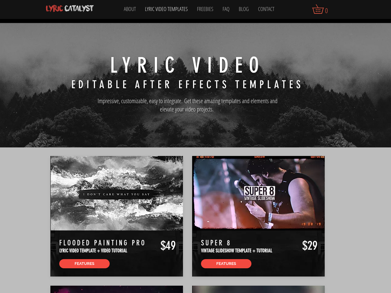 Lyric Catalyst DIY Lyric Video Templates Buzzsonic