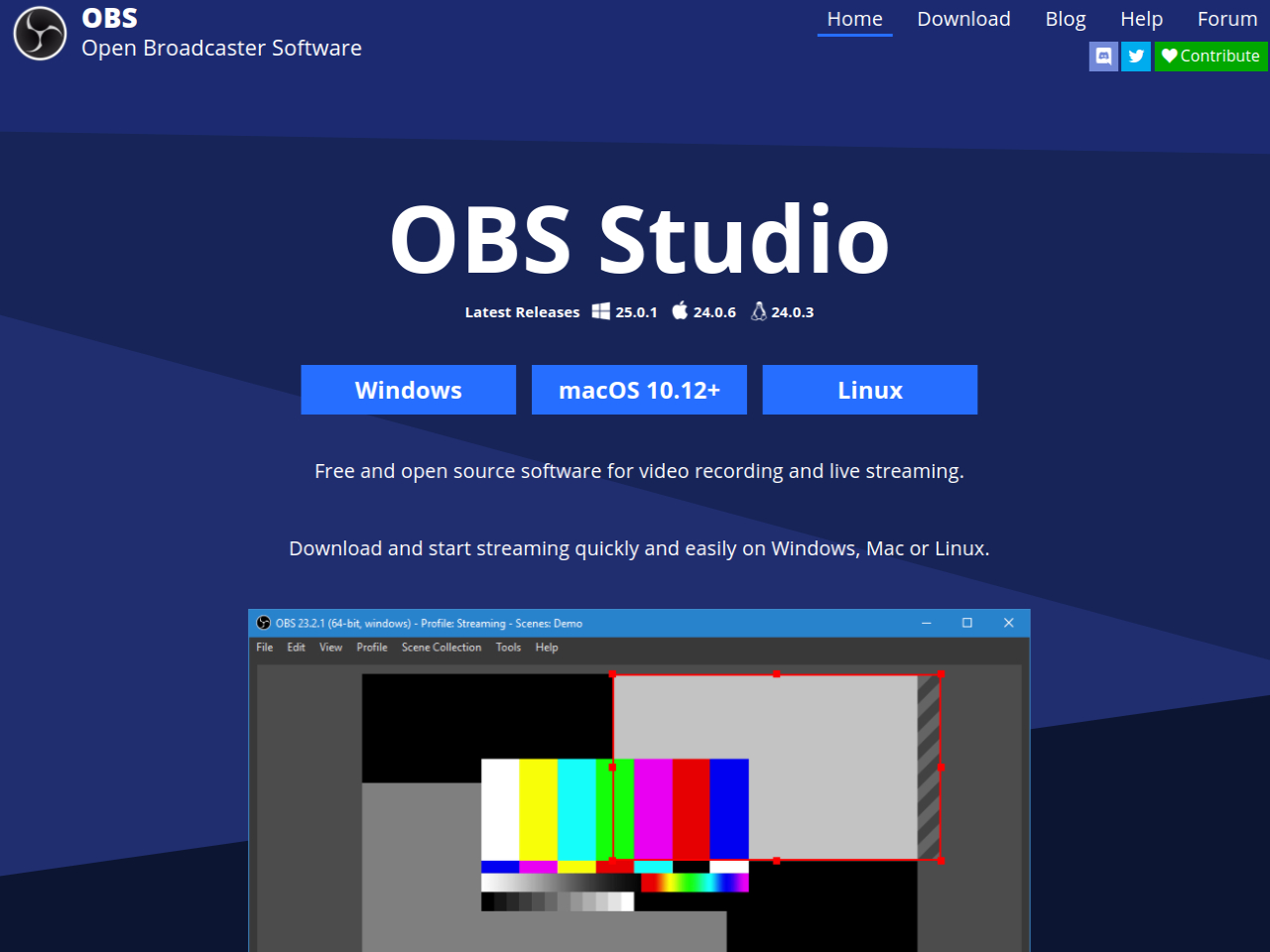Open Broadcaster Software OBS-studio