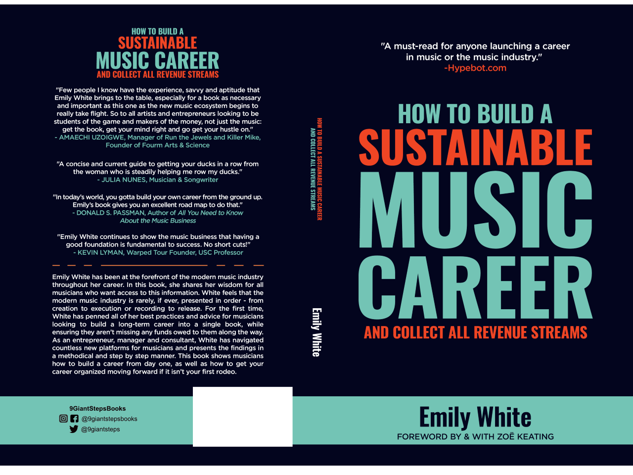 sustainable music career Emily White book
