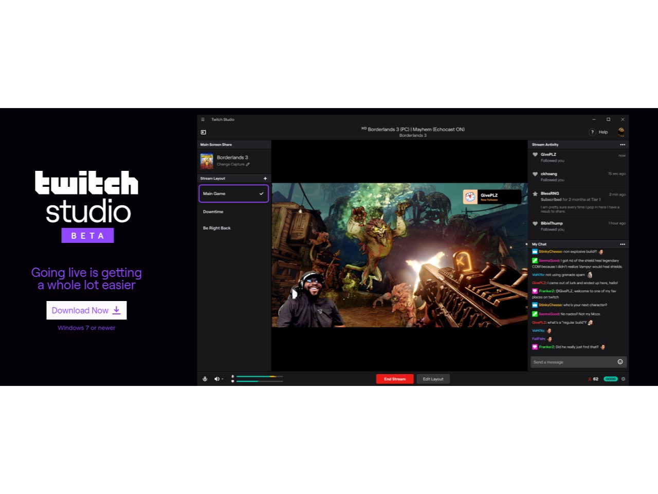 getting started on streaming software for twitch