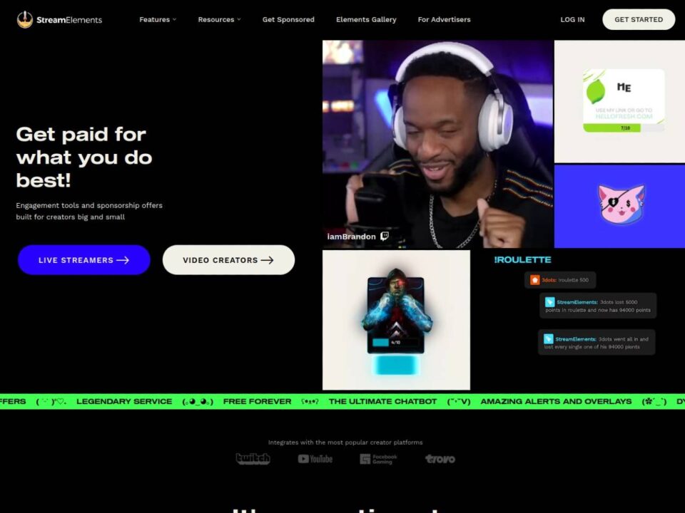 StreamElements - Live Streaming Platform — Buzzsonic