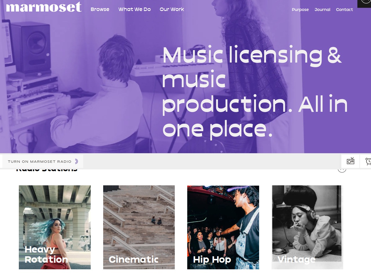 Marmoset Music Licensing Agency — Buzzsonic