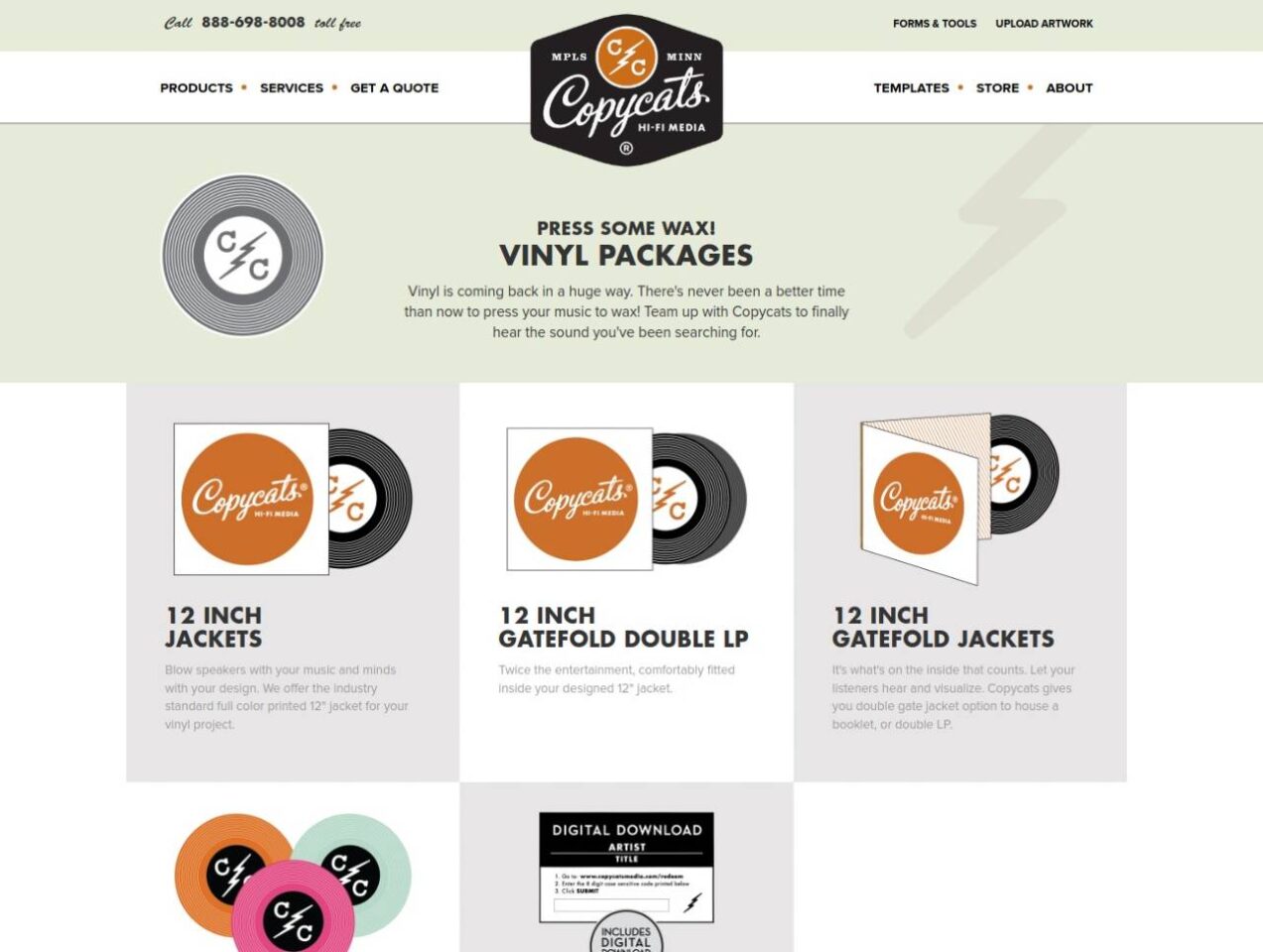 Copycats Media - Vinyl Pressing Plant, Minnesota — Buzzsonic