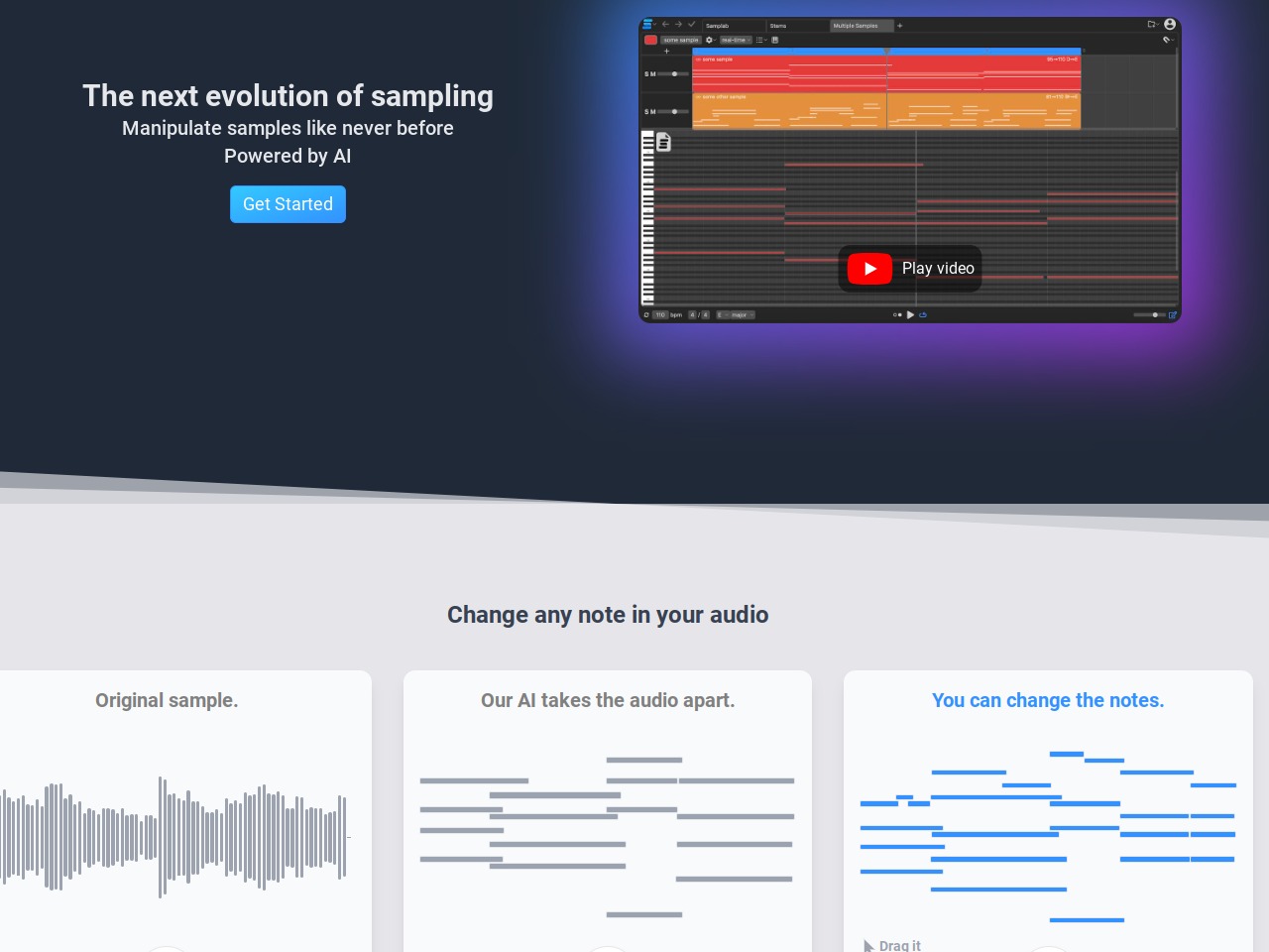Samplab ai audio sample editor plugin buzzsonic