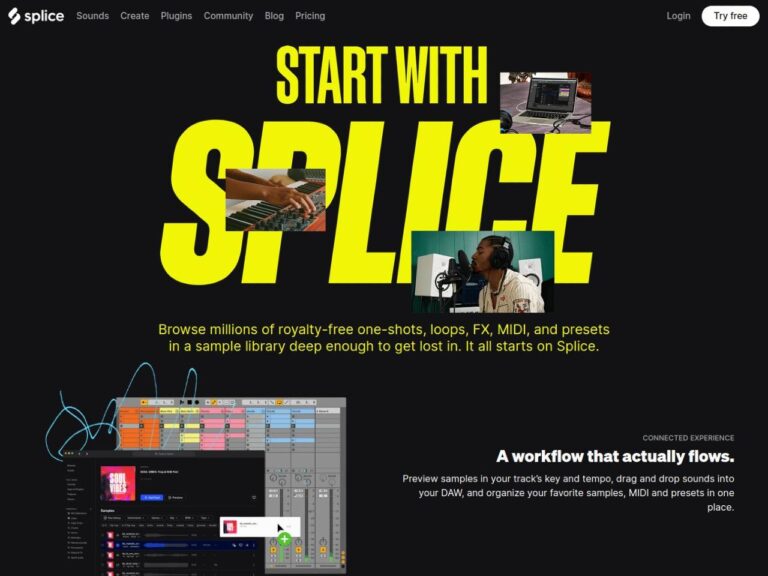 Splice: Royalty Free Sounds & Rent To Own Plugins — Buzzsonic