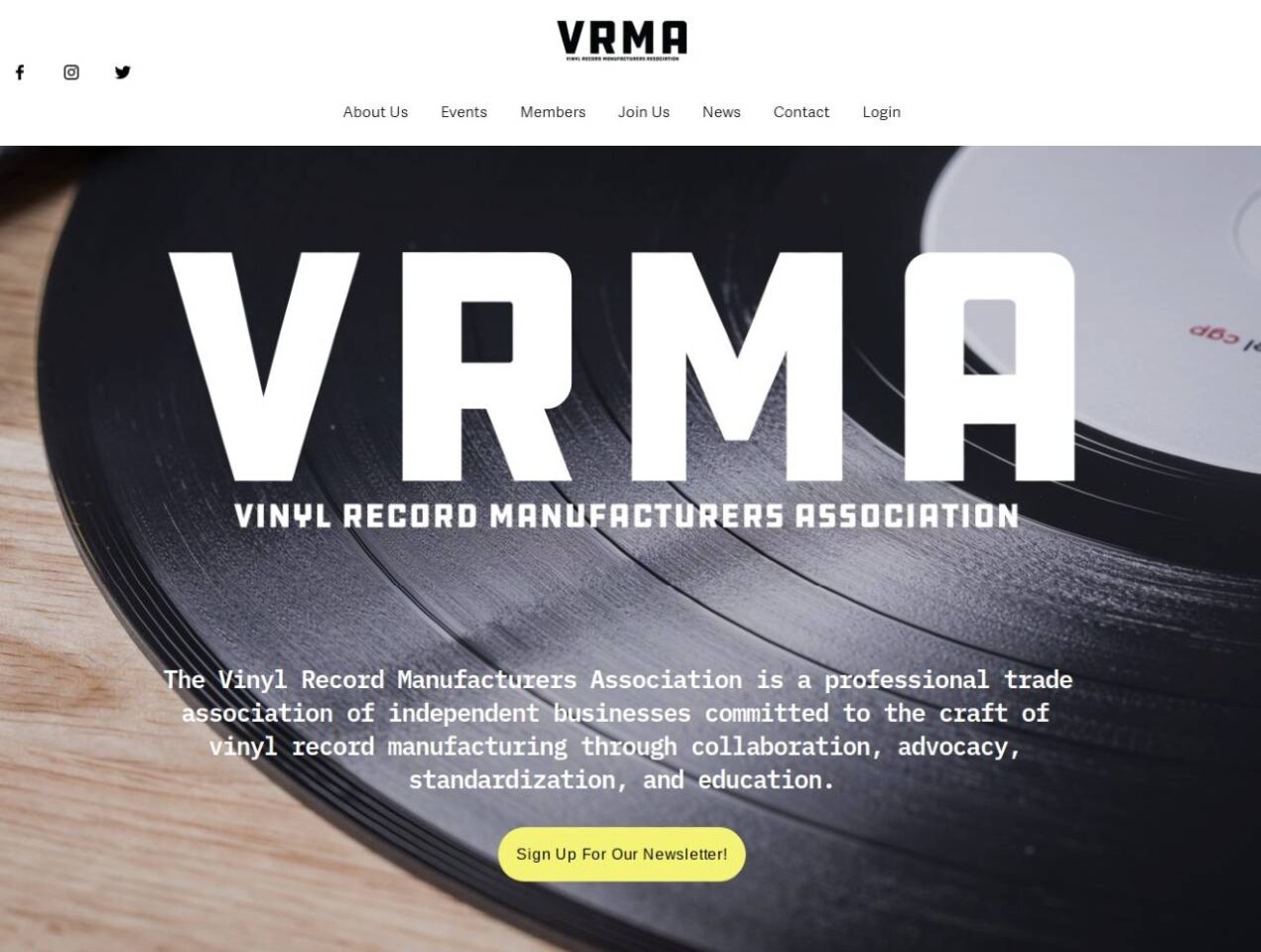 VRMA - Vinyl Record Manufacturers Association — Buzzsonic